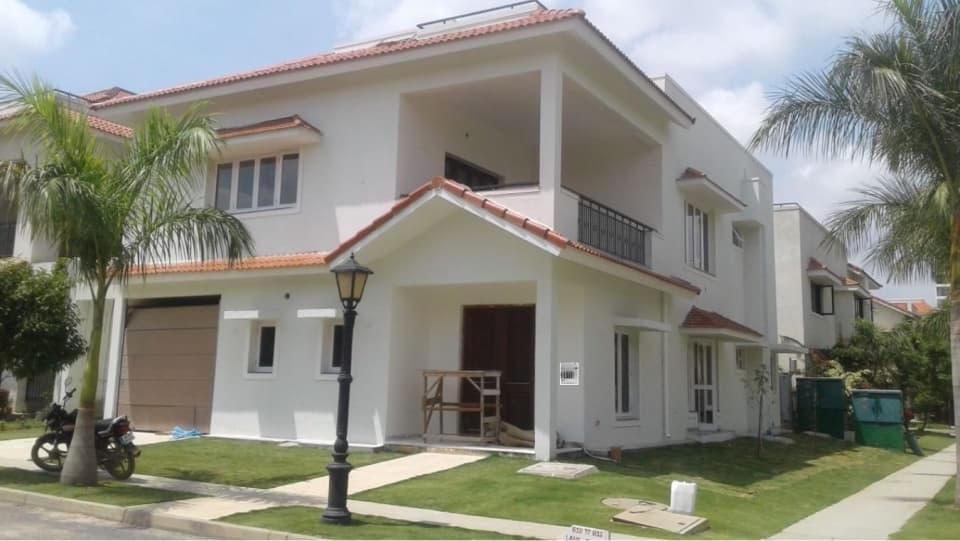 Adarsh Plam Retreat Villa in Gated Community for Rent