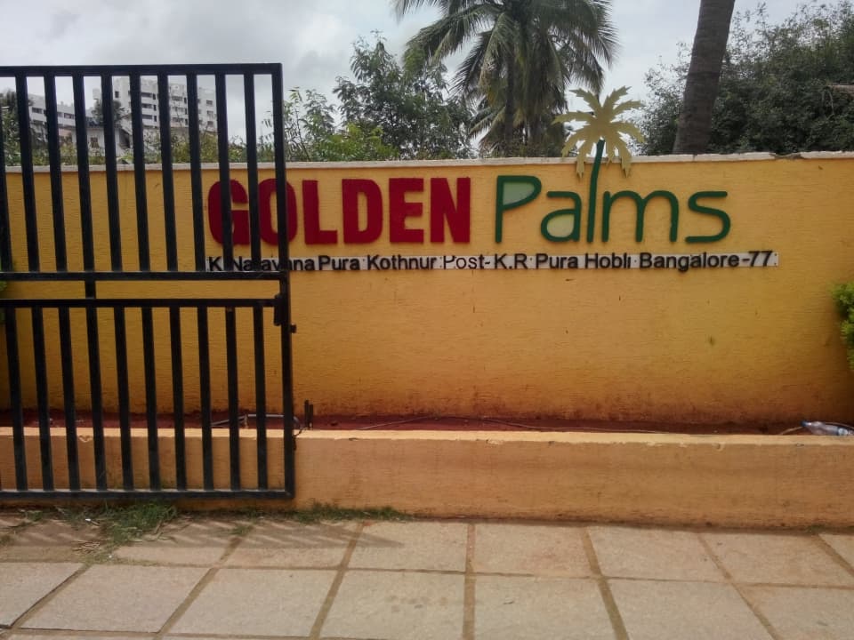 3 BHK Flat Measuring 1835 Sqft for Sale in Golden Palms Apartment , K Narayanapura, Hennur Main Road