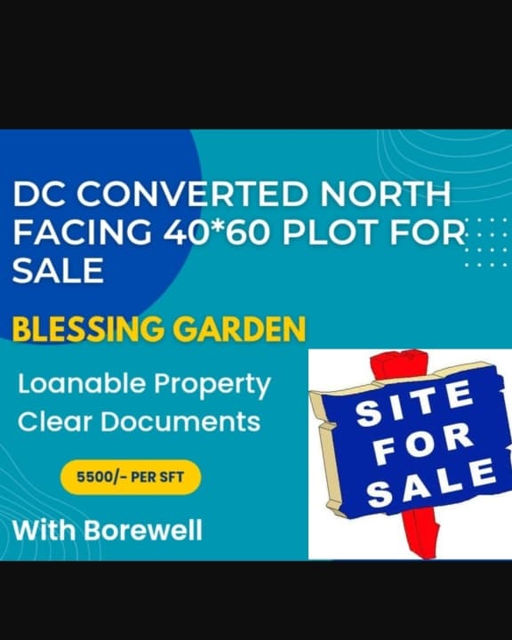 A Katha 36*40 West Facing Plot for Sale at Gospel Street Lingarajapuram