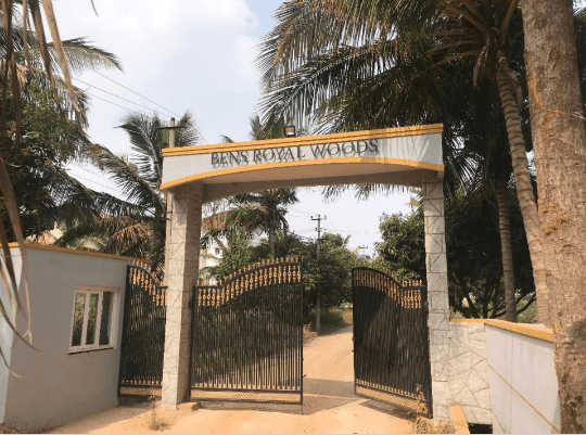 2995 Site in Bens Royal Woods, Kannur, Hennur Bagalur Road,