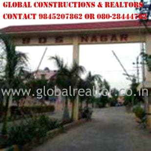 820 Sqft Site for Sale in Bds Nagar, off Hennur Road