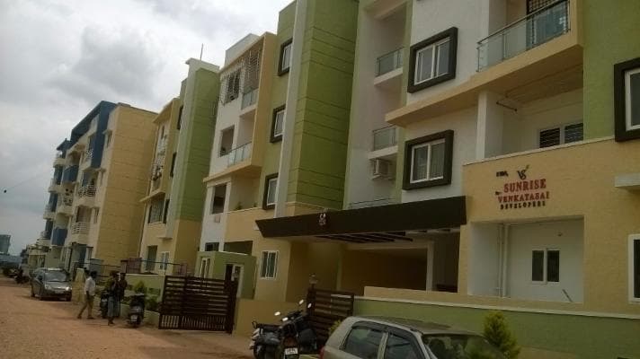 2 BHK Flat for Rent in Venkatasai Vs Sunrise Measuring 1130 Sqft, Thanisandra, Hegdenagar, Rachenahalli